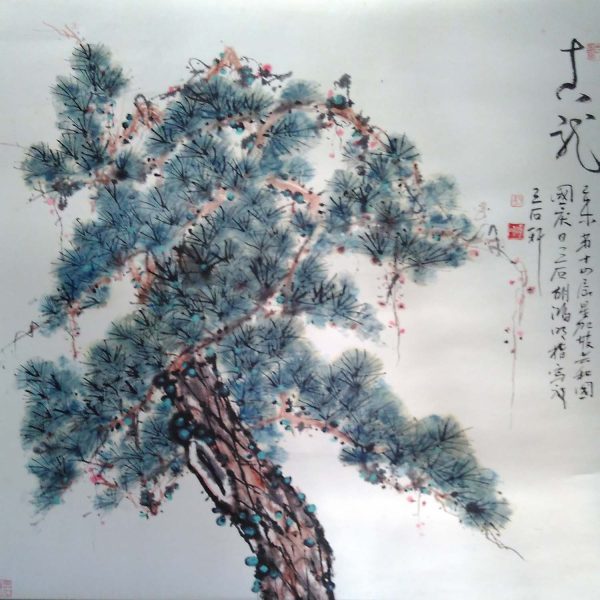 AHB_CV009_S_真龙_69x68cm_$2800_Chinese ink on rice paper 真龙