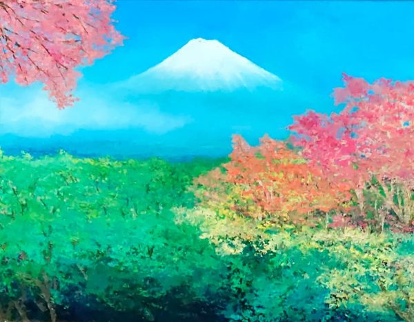 AL_L001_S_Mount Fuji_富士山_41x51cm_$3200_Oil Mount Fuji_富士山