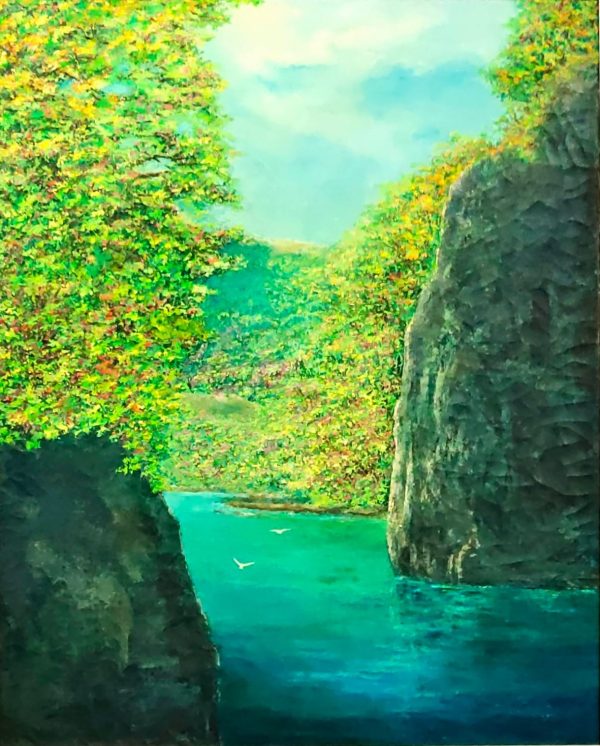 AL_L004_S_Seagulls Flight_海鸥飞翔_76x60cm_$6800_Oil Seagulls Flight_海鸥飞翔