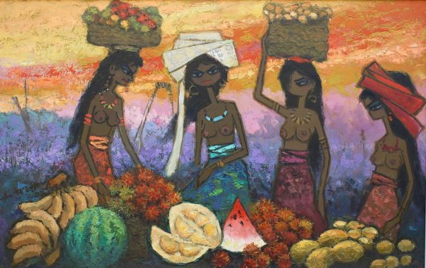 ATH_P008_S_Fruit Season_70x102cm_$50000_Oil on Canvas Fruit Season