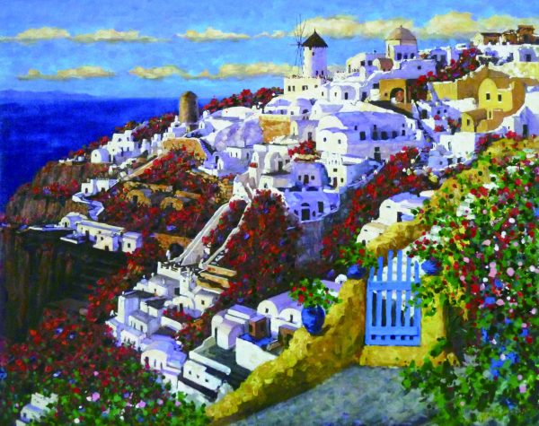 AYHY_L003_S_Au Yeung Hing Yee_欧阳兴义_Aegean Sunset_爱琴海夕照_80x100cm_$20800_Oil on Canvas AYHY_L003_S_Au Yeung Hing Yee_欧阳兴义_Aegean Sunset_爱琴海夕照_80x100cm_$20800_Oil on Canvas