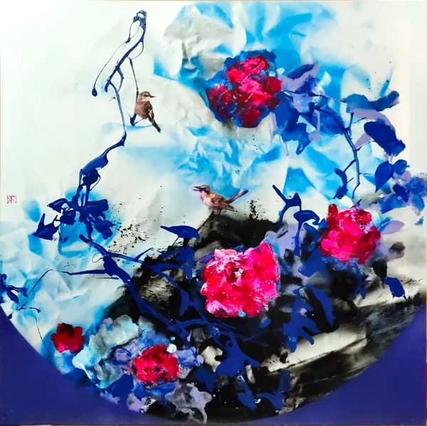 FSH_F003_S_100x100cm-$12000_寻花_Undisputed Beauty_Oil on Canvas