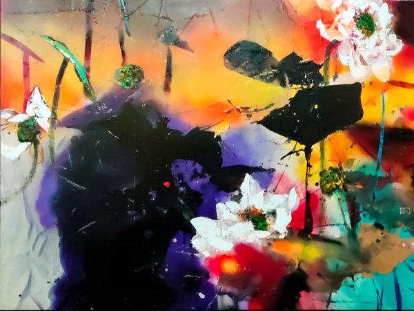 FSH_F009_S_90x120cm-$16000_橙色_Oil on Canvas