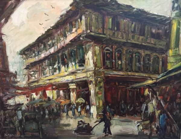 KSY_L015_S_Old Chinatown_60x80cm_$26000_Oil on canvas KSY_L015_S_Old Chinatown_60x80cm_$26000_Oil on canvas