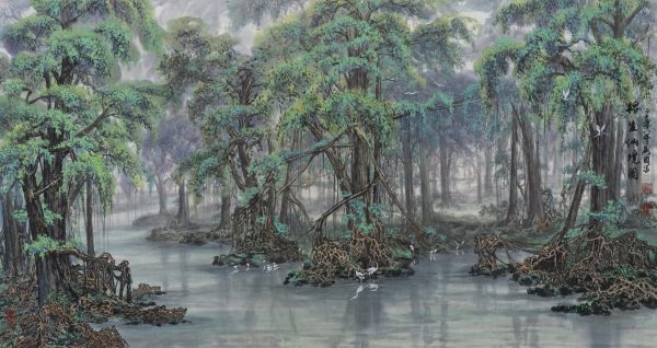 LG_CL002_C_刘国_植物园_124x229cm_$28000