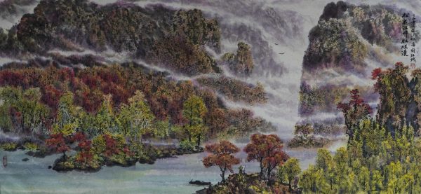 LG_CL003_C_刘国_松花江畔红烂焕_121x246cm_$28000