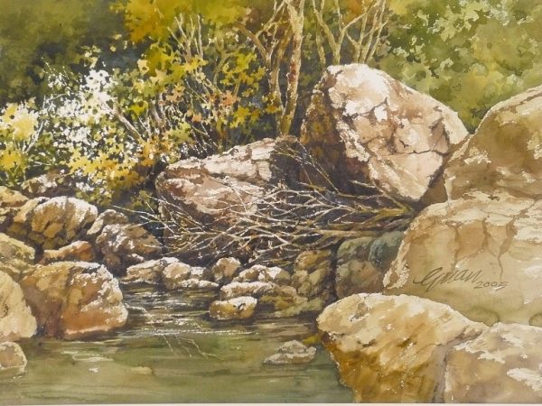 GSG_L009_S_Stream_山涧_56x76cm_$4200_Watercolour