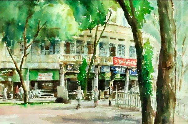 LKC_SL001_S_Selegie Road_35x53cm_$3800_Watercolour