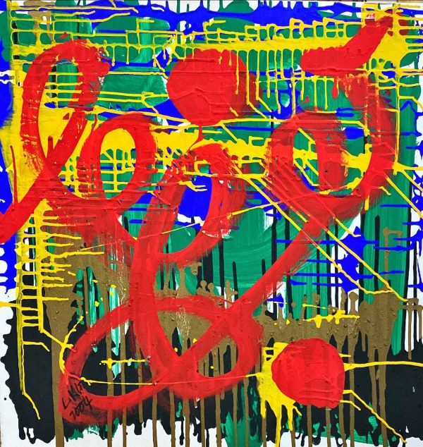 LKG_AAC004_S_安乐_70x70cm_$1600_Arcylic on canvas