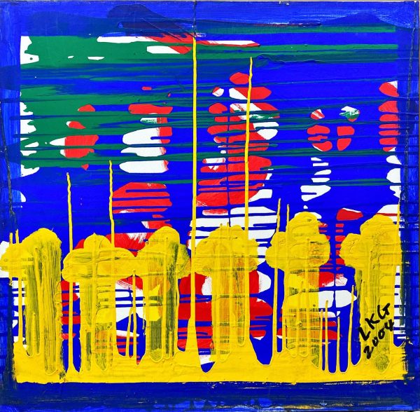 LKG_AAC006_S_Seaside_海边_70x70cm_$1600_Arcylic on canvas