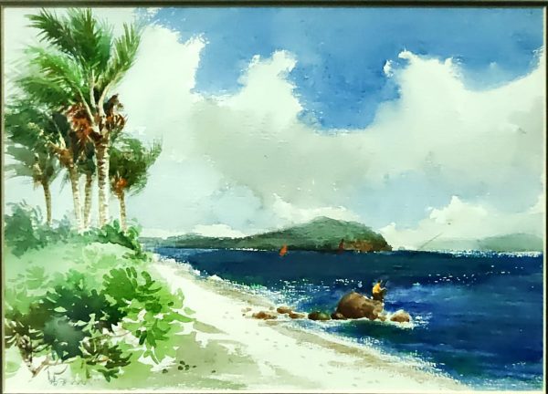 LPH_L002_S_Sentosa Seaside_28x38cm_$2800_Watercolour
