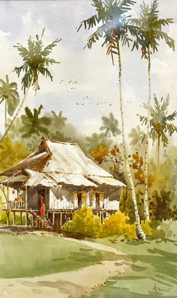LPH_L010_S_Kampong_56x38cm_$4900_Watercolour