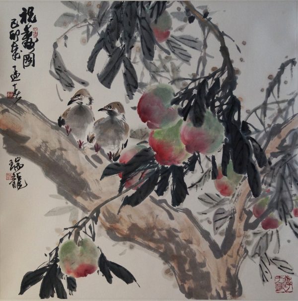 NSL_CV004_S_祝寿图_68x68cm_1999_$8800