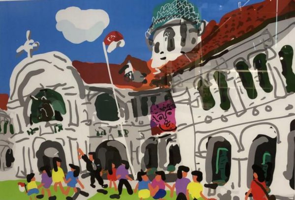 ZH_L007_S_美术馆_Singapore Art Musuem_42x60cm_$1200_limited print