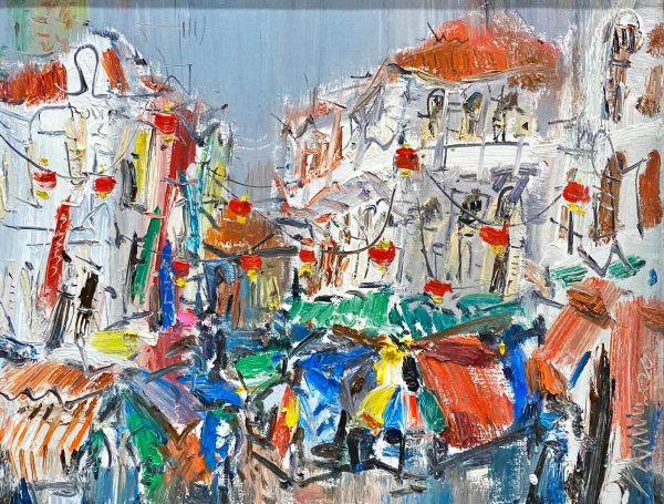 ZH_L013_S_牛车水2_Chinatown 2_41x61cm_$3000_Acrylic