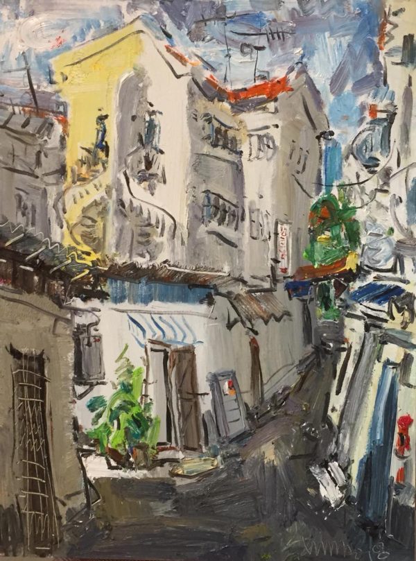 ZH_L015_S_后巷_61x46cm_$3000_Acrylic