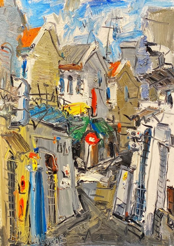 ZH_L023_S_Back Lane at Little India_61x46cm_$3000_Acrylic