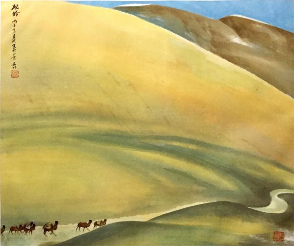 FXL_CB023_C_Camel Bell_驼铃_67x79cm_$6800_Chinese ink on rice paper FXL_CB023_C_Camel Bell_驼铃_67x79cm_$6800_Chinese ink on rice paper