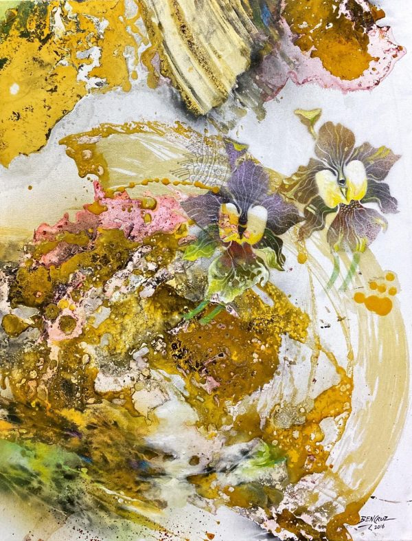 BC_AAF001_P_Orchid_胡姬花_76x61cm_$2800_Acrylic on Canvas