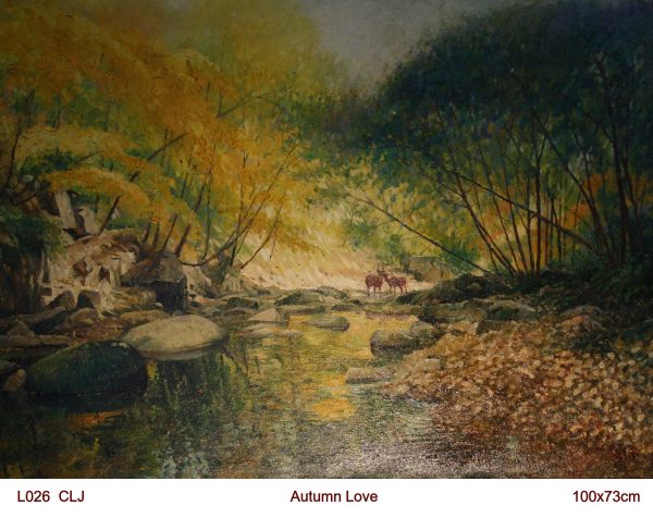 CLJ_L026_C_Autumn Love_秋之戀_$4000_73x100cm_Oil on canvas