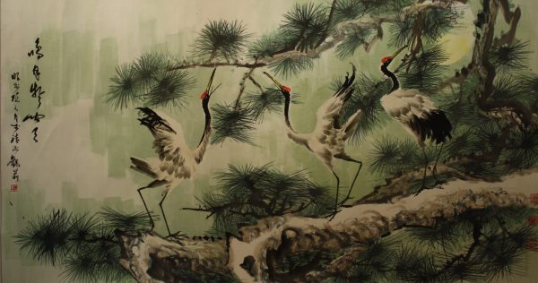 CYL_CB006_C_Longevity_长寿_$16800_94x178cm_Chinese ink on rice paper CYL_CB006_C_Longevity_长寿_$16800_94x178cm_Chinese ink on rice paper