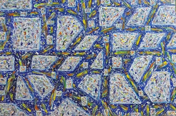 CZM_AA011_S_陈重铭_多角图形_100x150cm_$9800