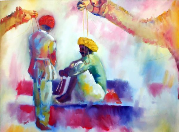 DVT_L013_I_Few Words-76x91cm_$4000_Oil