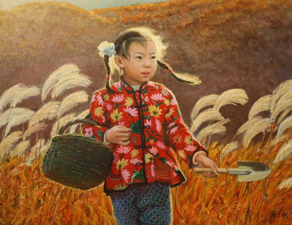 GCX_P001_C_Autumn Breeze_秋风_80x100cm_$16000_Oil on canvas