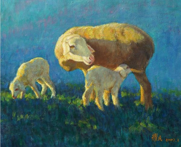 GYM_A005_C_Nurse_育_46x55cm_$2500_Oil on canvas