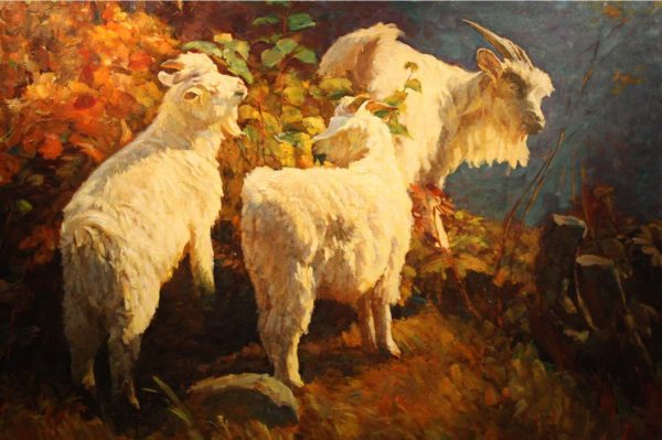 GYM_A026_C_Auspicious_吉祥_97x130cm_$12800_Oil on canvas