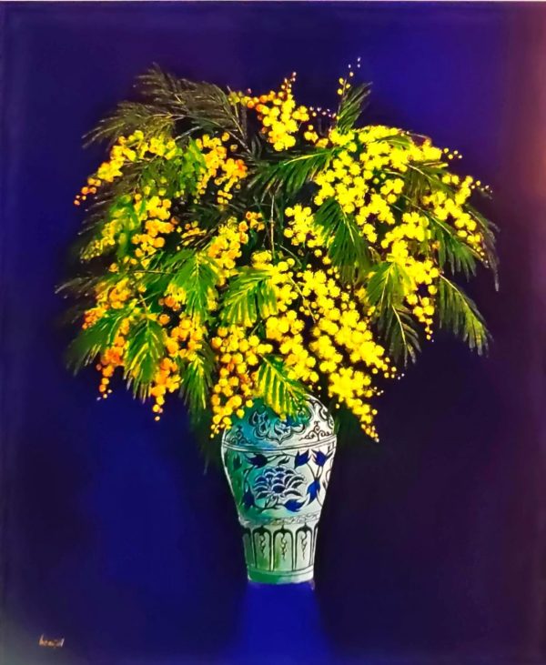 HB_SL005_F_Mimosa_65x54cm_$5000_Oil on canvas