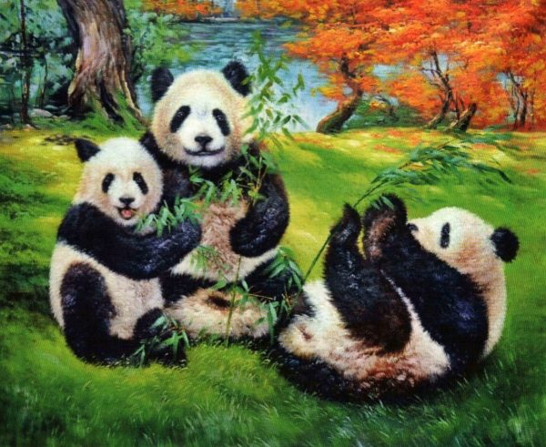 HXW_Pa32_C_Family Joy_90x120cm_$5500_Oil on canvas