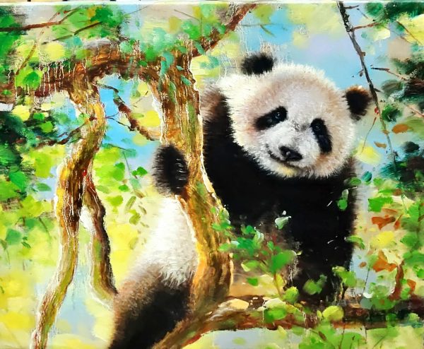 HXW_Pa45_C_Looking_瞭望_50x60cm_$1800_Oil on canvas