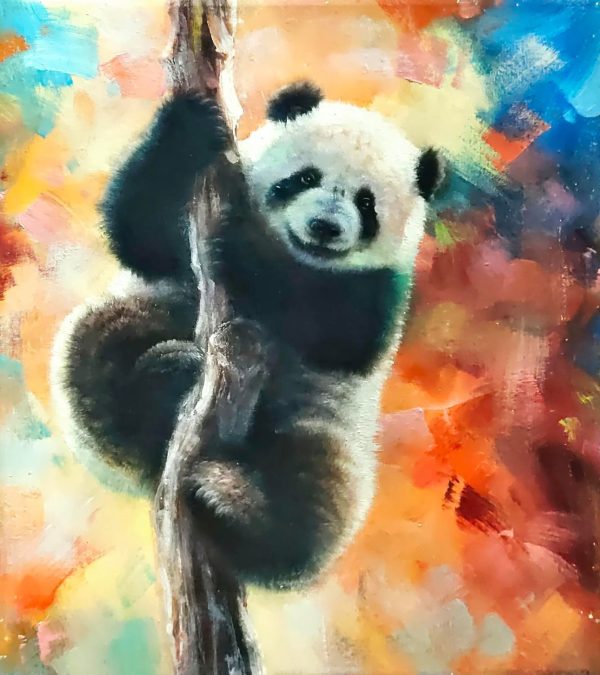 HXW_Pa47_C_Red_红_60x50cm_$1800_Oil on canvas