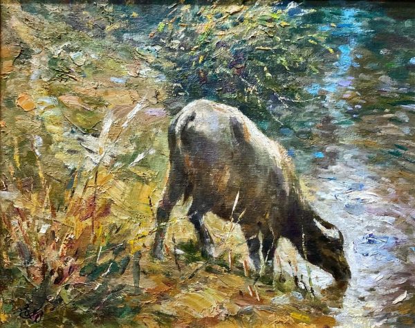 HYT_A005_C_Drink_饮_41x51cm_$2300_Oil on canvas