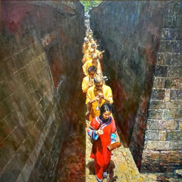 HYT_P002_C_Celebration in an Ancient Lane_古巷_120x120cm_$22800