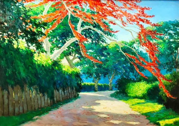 MTO_L001_M_阳光普照_Sunny Day_75x106cm_$8600_Oil on canvas