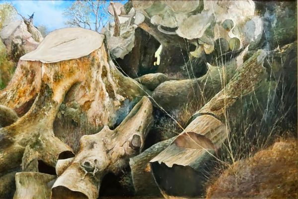 MTO_L006_M__大树头_TreeTrump_61x91cm_$5800_Oil on canvas