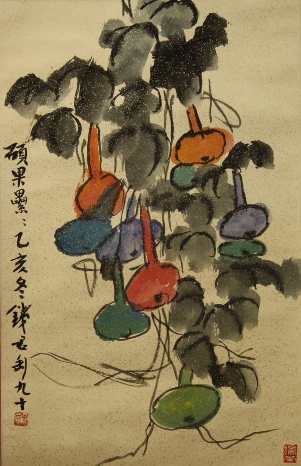 QJT_CVS003_C_Calabash_67x43cm_Chinese ink on rice paper