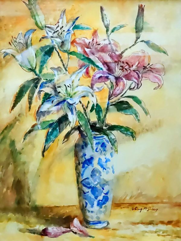 WMP_F001_S_Lily_74x55cm_$3400_Watercolour WMP_F001_S_Lily_74x55cm_$3400_Watercolour