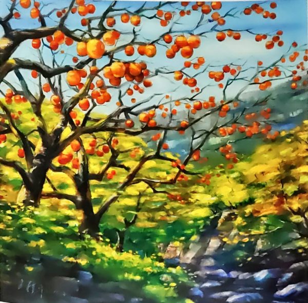 WMP_L012_S_Autumn Colors_105x105cm_$12000_Oil on canvas