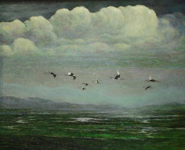 WXJ_L011_C_Spring Rain_春雨_65x80cm_$1600_Oil on canvas