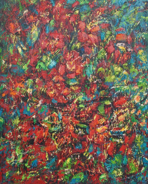 WXL_AA004_S_Floral_花卉_76 x 61cm_2012_$5800_Oil on canvas