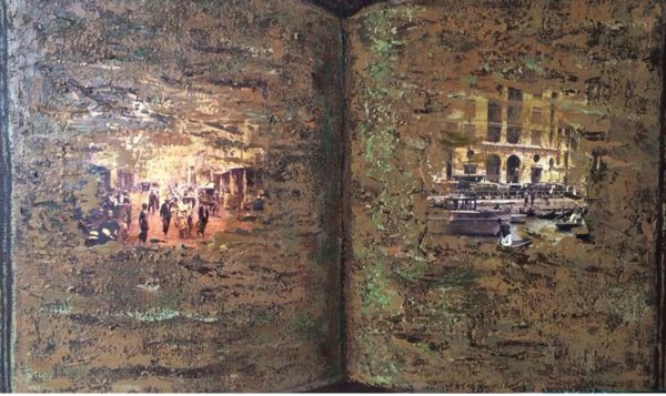 WXL_AA007_S_History_历史_ II_70x120cm_$11500_Oil on Canvas