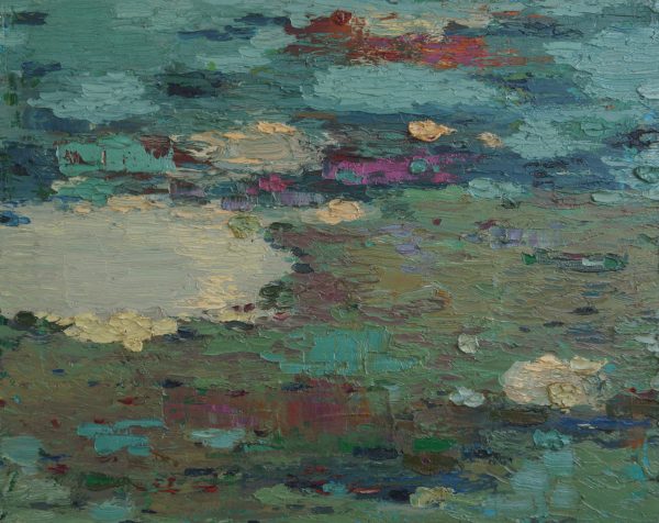 WXL_AA010_S _Lotus Pond_荷塘_50 x60cm_$4200_Oil