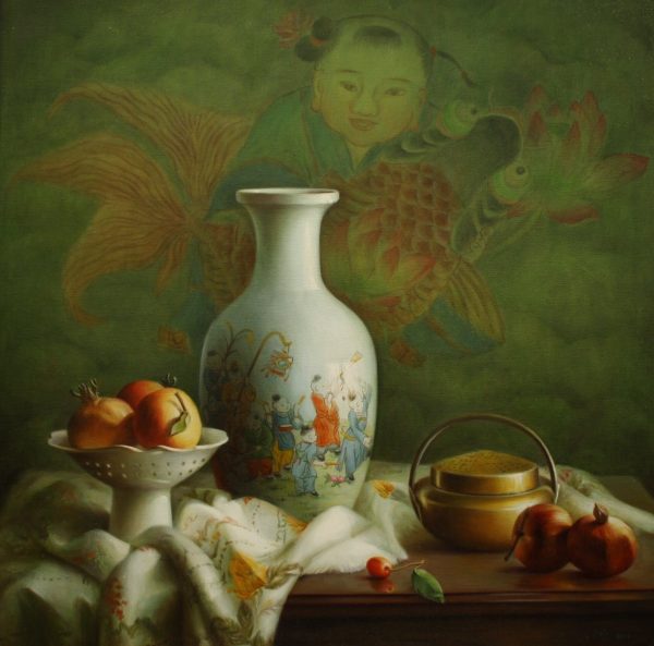 WY_SL003_C_Prosperity_丰年_61x72cm_$4800_Oil on canvas