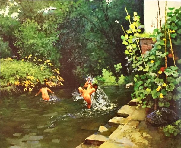 XPZ_P003_C_Fun in the water_戏水_$4300_65x80cm