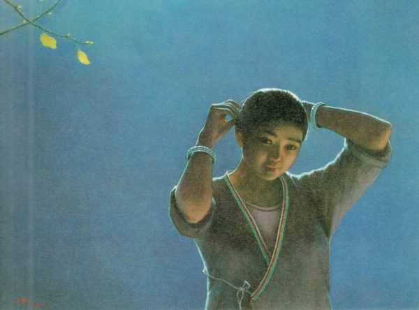 XXQ_P011_C_Shadow of new moon_新月疏影_$6000_51x61cm_Oil