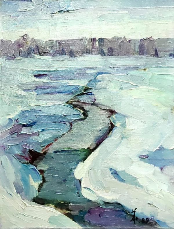 ZEH_L012_C_Ashley's Winter_阿什里的冬天_36x27cm_$2600