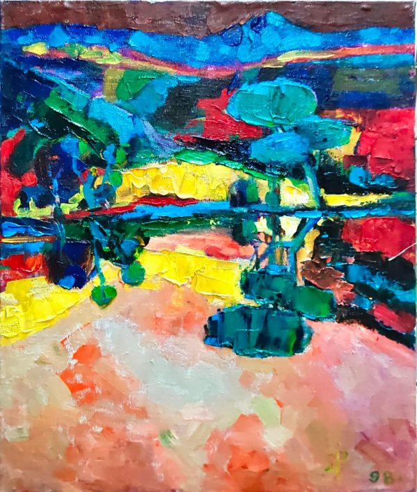 ZEH_L016_C_Nilka-Xinjiang Scenery_尼勒克风光_46.5x38.5cm_$3800